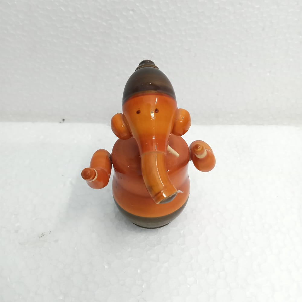  Wooden ganesh idol for car dashboard 