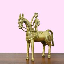 Horse Rider Dhokra Art