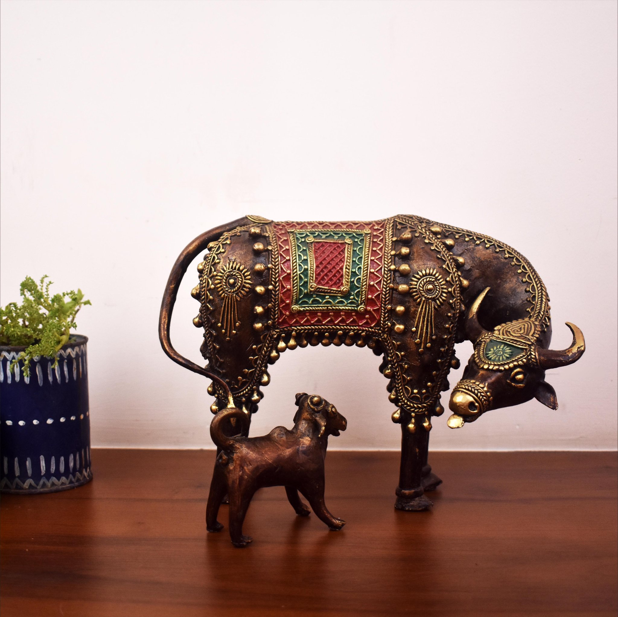 Cow and Calf Bastar Art
