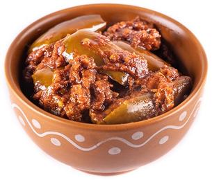 Vankaya Avakaya (Brinjal Pickle)