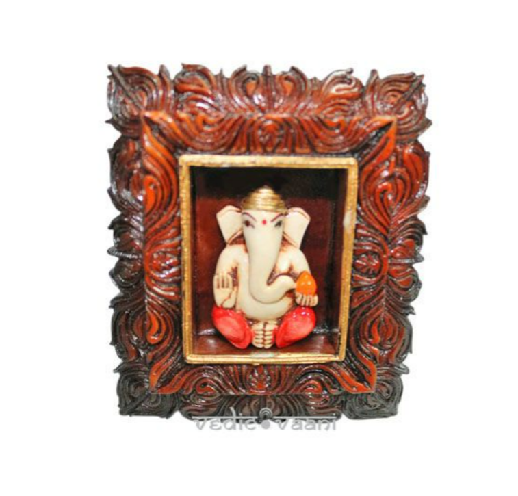 Ganesha in frame ( table stand )