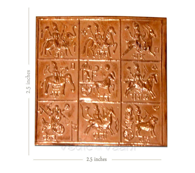 Navgraha Copper Pratima