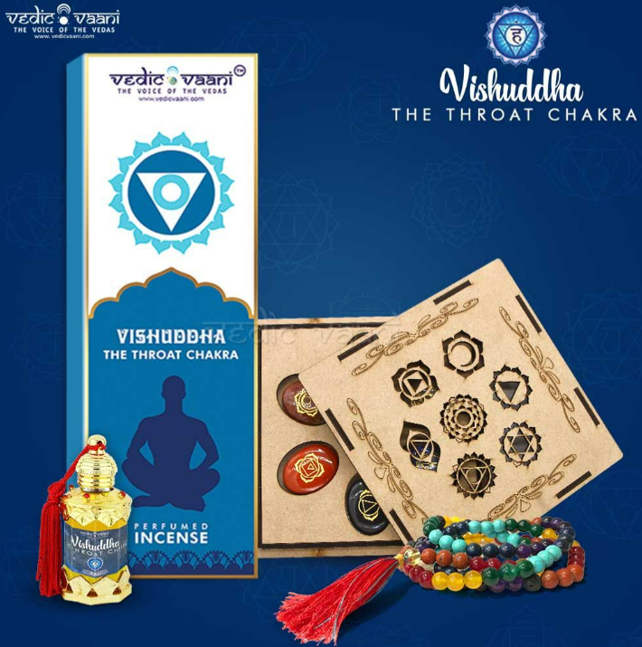 Vishuddha Throat Chakra Aroma Healing Set