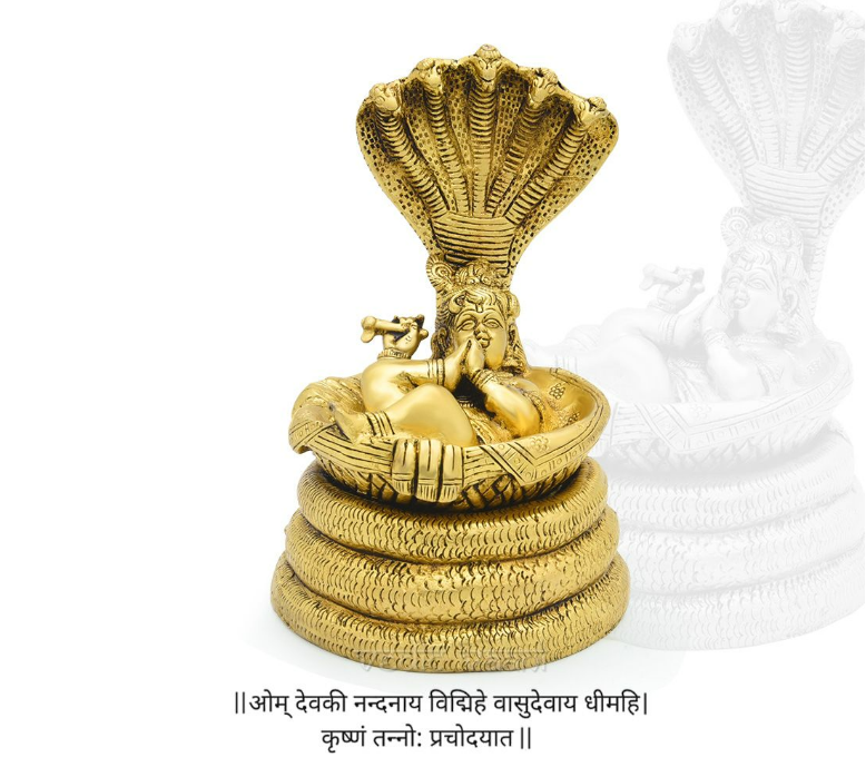 Dwarkapati Balmurali Little Krishna Idol in Brass