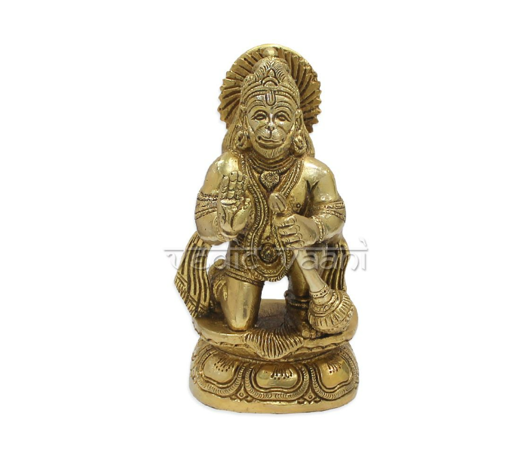 Blessing of Hanuman Statue in Brass